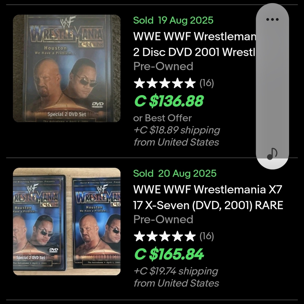 WWF Wrestlemania X7 2 Disc DVD 2001 Wrestling ~ Complete ~ Rare 17 X-Seven - Picture 6 of 6